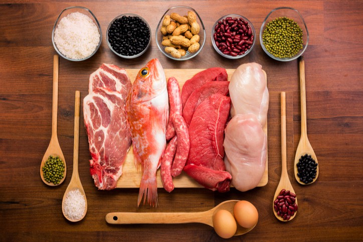 Kết quả hình ảnh cho thực phẩm giàu protein